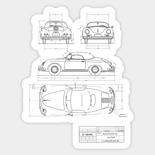 Blueprint Sticker